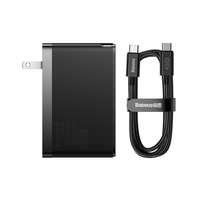 Baseus GaN5 Pro Fast Charger 2C+U EU With Type-C to Type-C Cable