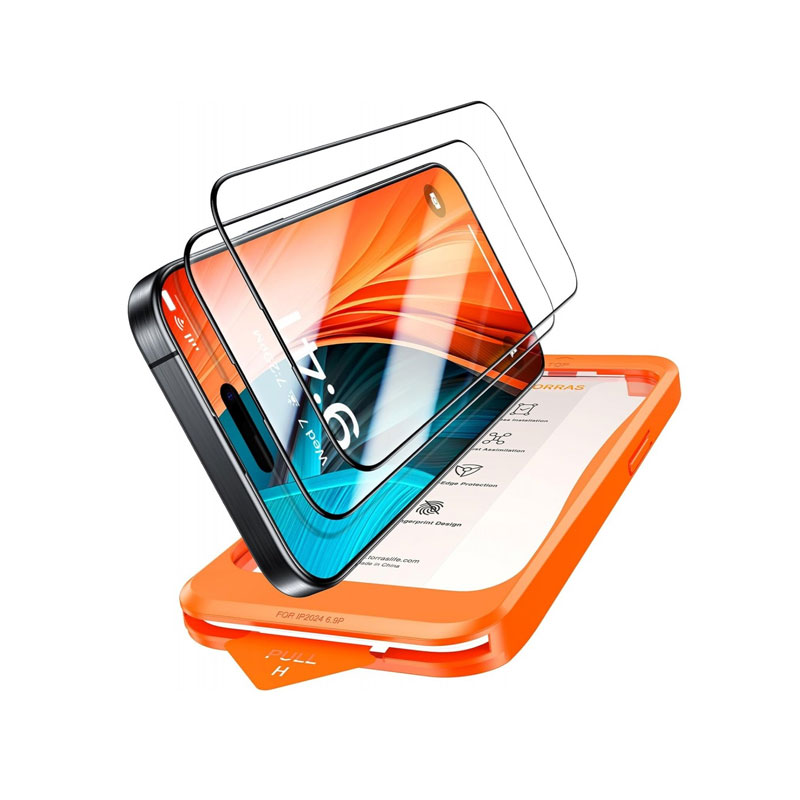 Belkin Glass EZ Frame Device D Tempered Glass for iPhone 16 Pro Max