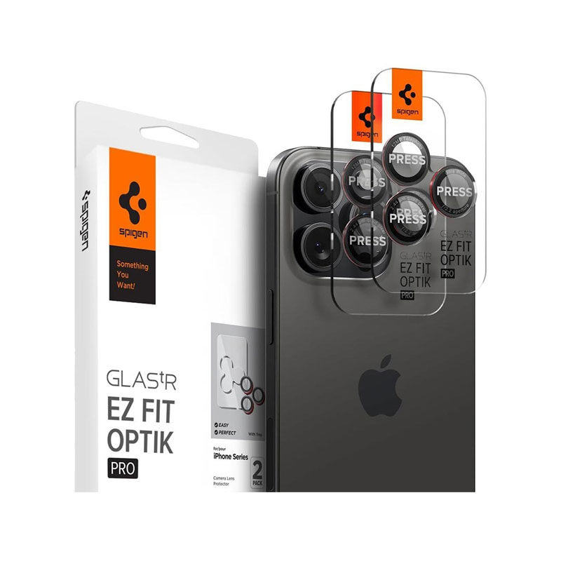 Spigen GlastR EZ fit Optik pro LSeries Camera Lens Protector for