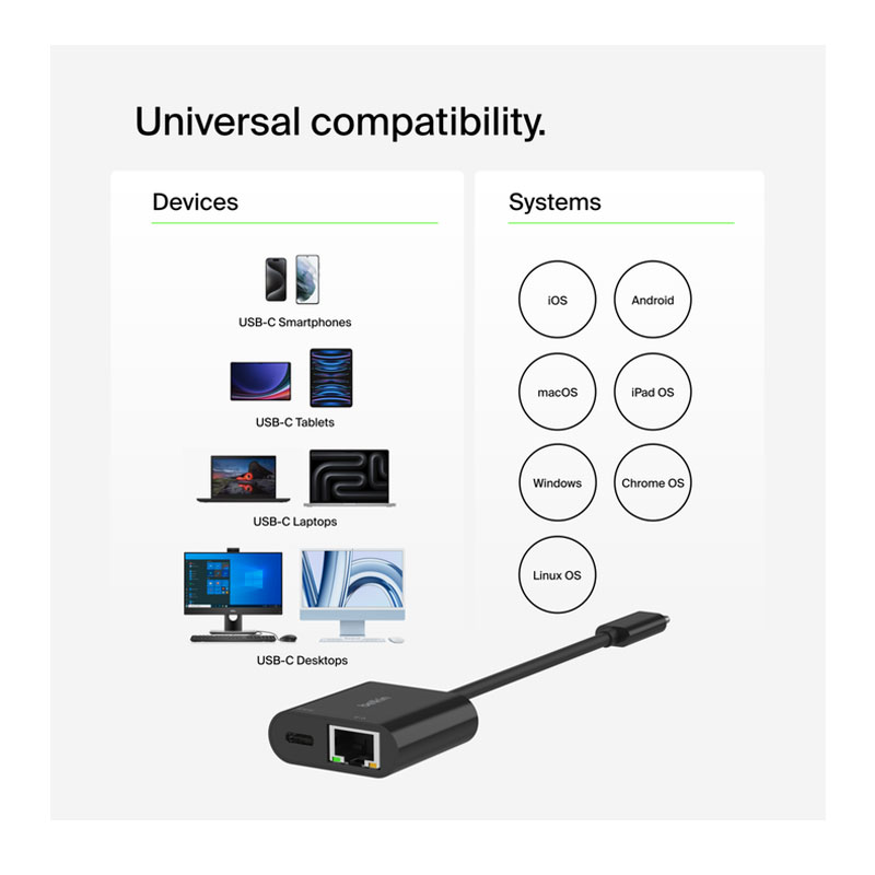 Belkin USBC to + Charge Adapter 100W Price in Bangladesh