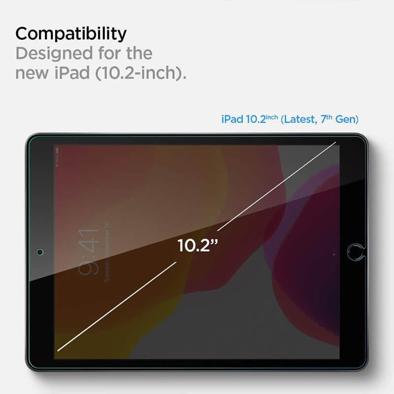 iPad 10.2inch Screen Protector GLAS.tR Slim