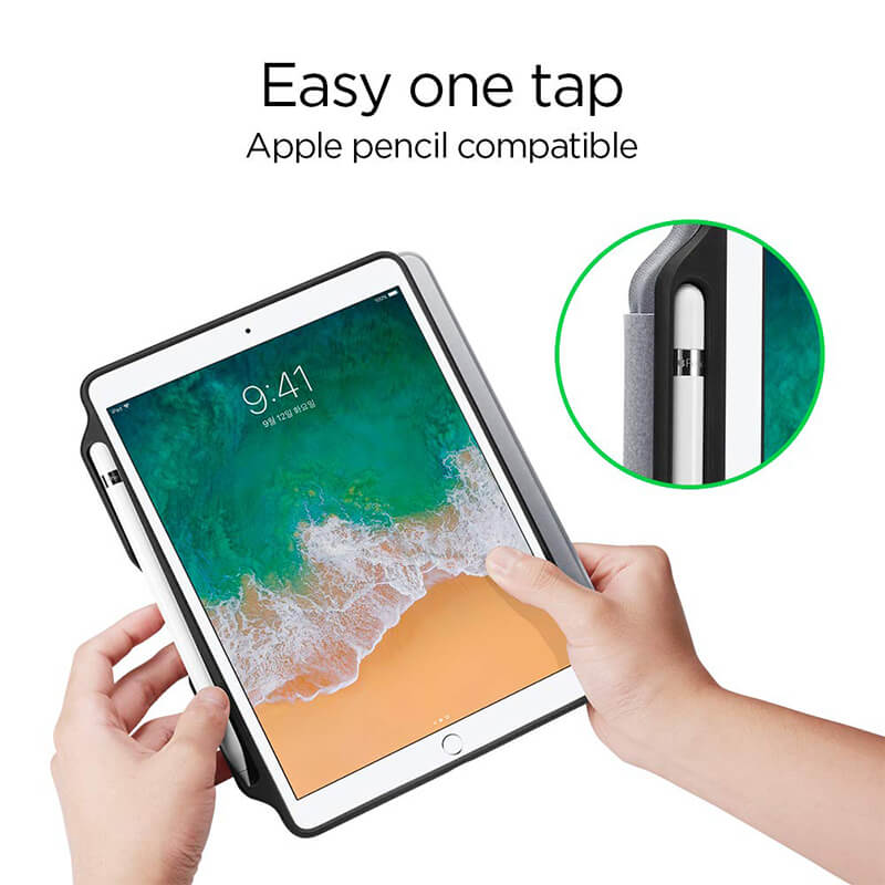 Smart Fold 2 With Pencil Holder for iPad 9.7 (2017)/iPad Pro 9.7/iPad Air 2