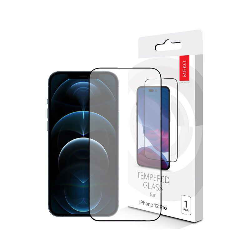 Meko Full Cover Glass Screen Protector for iPhone 12 Pro