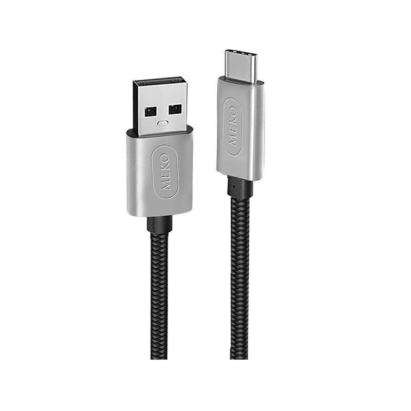 Meko Nylon Braided Cable USB-A to USB-C 1.2M