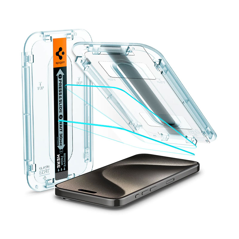 GLAS.tR EZ Fit Screen Protector for iPhone 15 Pro Max (1Pc)