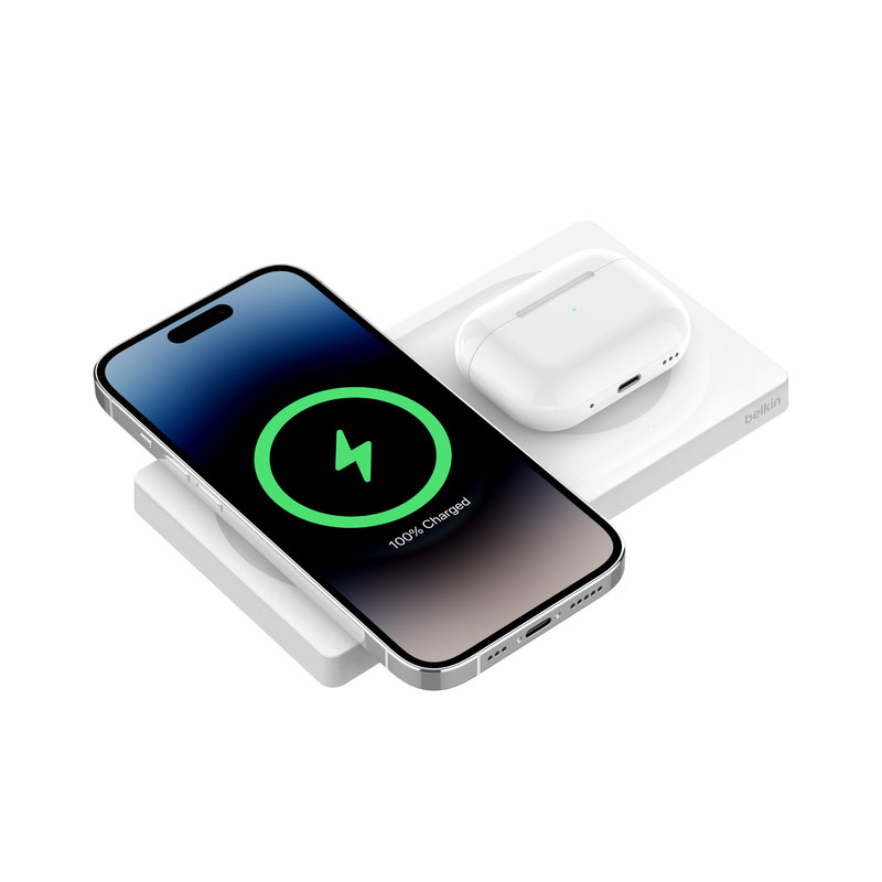 Belkin 2-in-1 Wireless Charging Pad with MagSafe Charging 15W