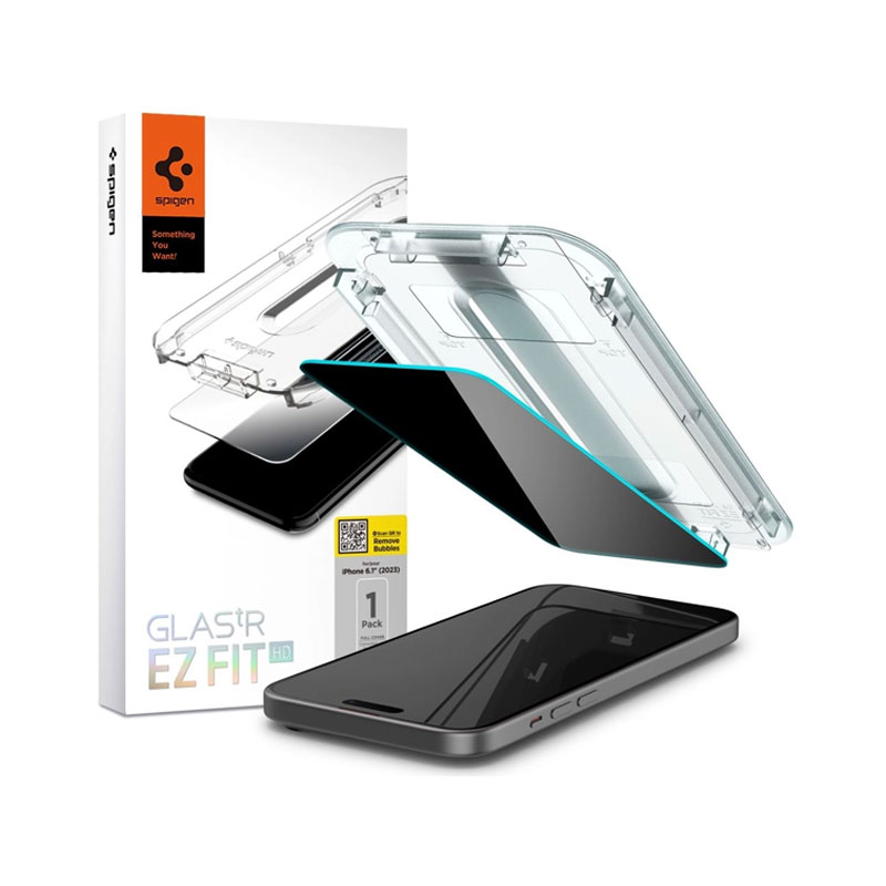 Glas tR EZ Fit Privacy HD Screen Protector for iPhone 15